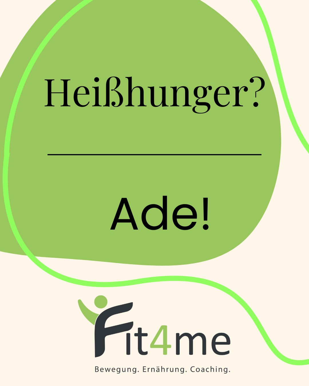 Heißhunger durchbrechen - Fit4me